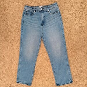 LOFT High Rise Straight Jeans